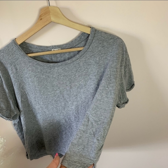 GARAGE Grey Crop Top Size S - Picture 4 of 8
